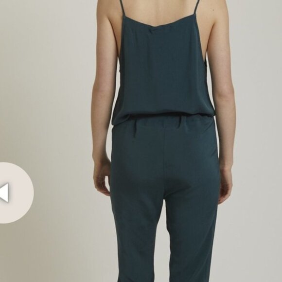 HUMANOID Blen Oversized Jumpsuit Straight Leg Drop Crotch Pocket Minimalist Wide - Picture 11 of 15